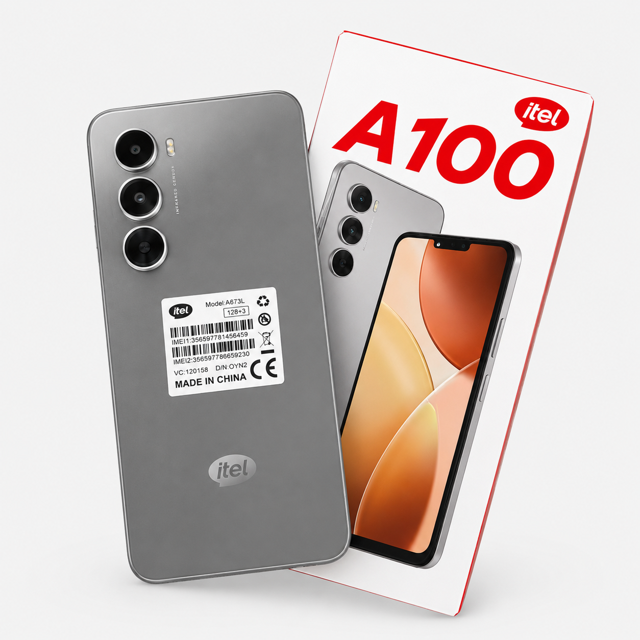 itel A100 — Batterie 5000mAh | 8Go RAM 128Go | Livraison Gabon | Kadmarket Kadmarket